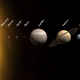 Los planetas actuales de nuestro sistema solar. Wikimedia Commons